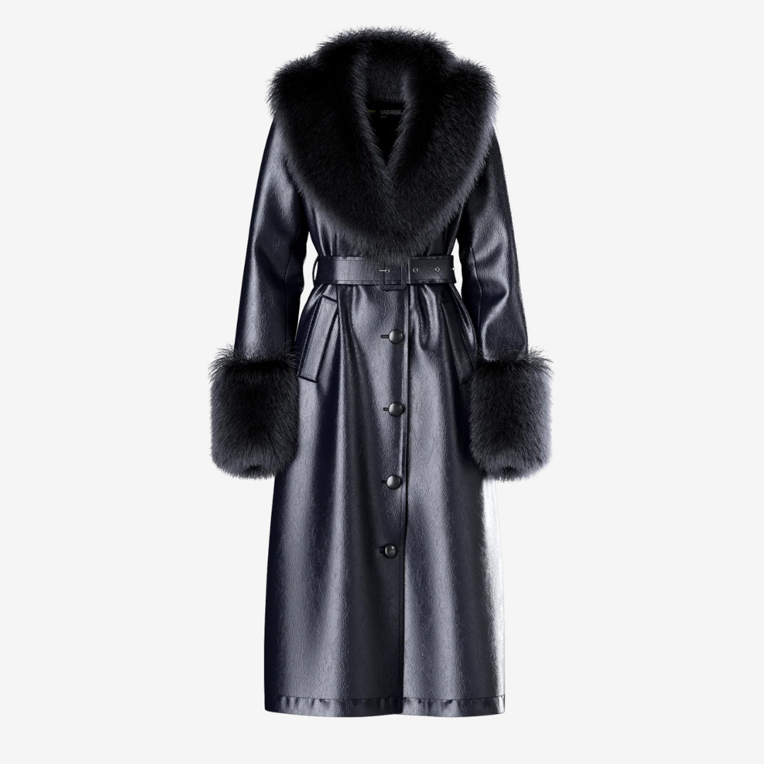 Born to Stand Out | Vegan Fur Leather Coat