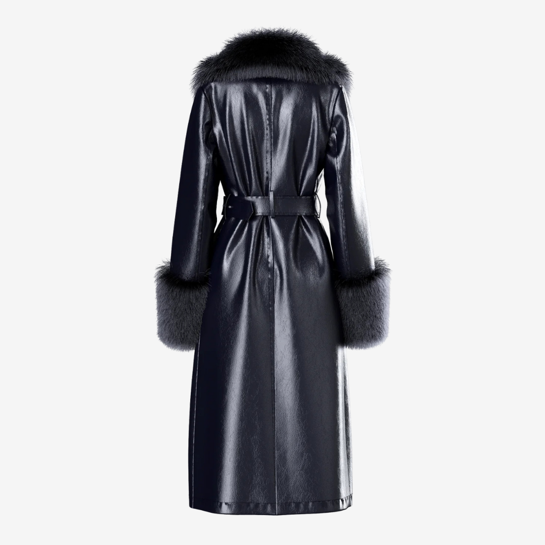 Born to Stand Out | Vegan Fur Leather Coat